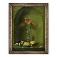 tablou inramat - isaac luttichuys - natura moarta cu paine si sticla de vin 70 x 90 cm imagen 25_0_
0