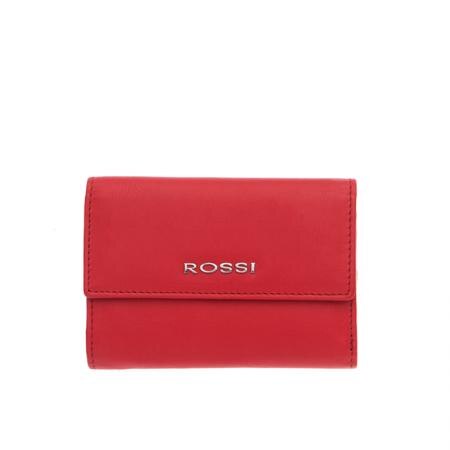 Portofel Rossi, RSL12127, Rosu, Piele naturala