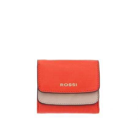 Portofel Rossi, RSL17145, Portacaliu cu bej, Piele naturala
