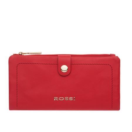 Portofel Rossi, RSL18127, Rosu, Piele naturala