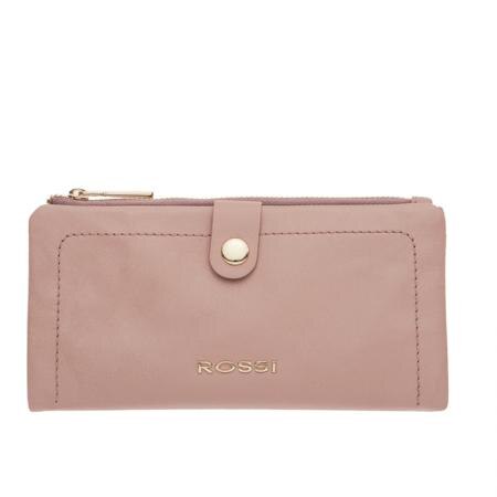 Portofel Rossi, RSL18136, Roz, Piele naturala