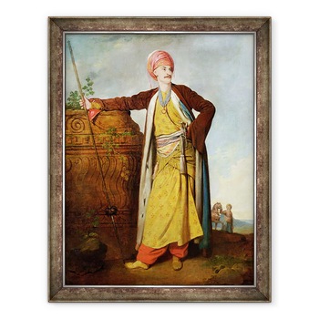 Tablou inramat - Richard Cosway - Portretul unui Armean, 70 x 90 cm Tablou inramat - Richard Cosway - Portretul unui Armean, 70 x 90 cm