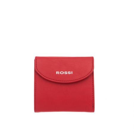 Portofel Rossi, RSL20127, Rosu, Piele naturala