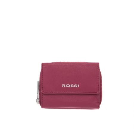 Portofel Rossi, RSL22135, Rosu, Piele naturala