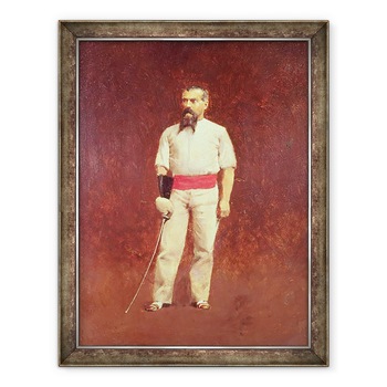 Tablou inramat - Albert Letchford - Richard Burton 1821-90 in rochie de scrima, 60 x 80 cm Tablou inramat - Albert Letchford - Richard Burton 1821-90 in rochie de scrima, 60 x 80 cm