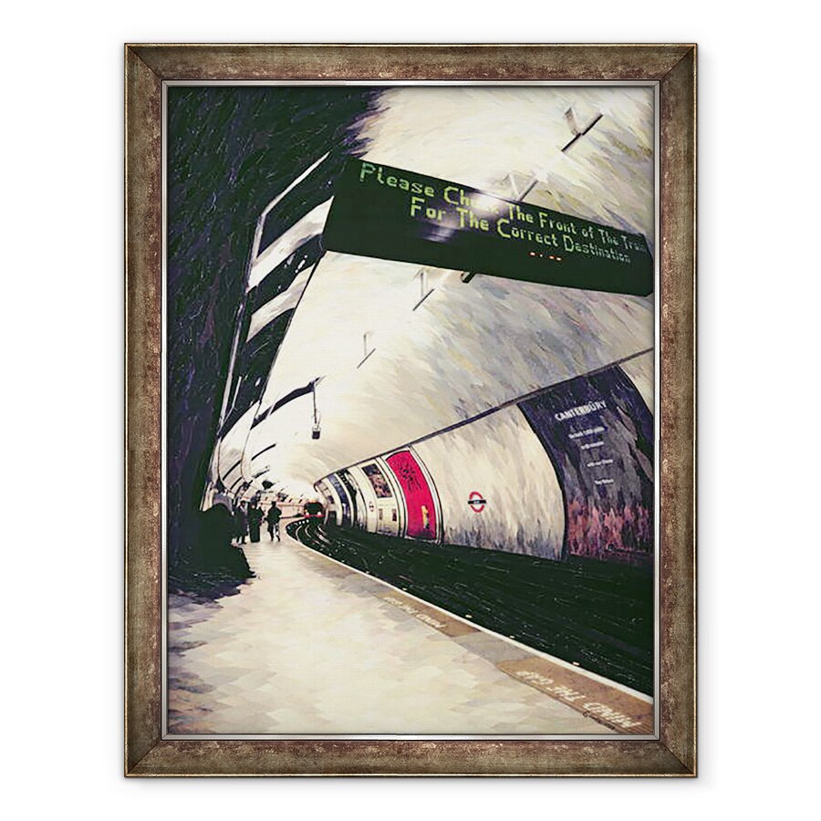 Tablou inramat - Ellen Golla - Va rugam sa verificati partea din fata a trenului... 1998, 60 x 80 cm