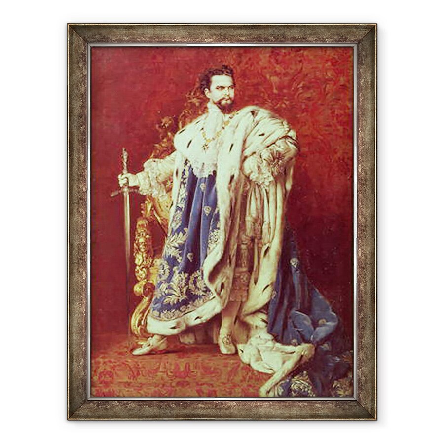 Tablou inramat - Gabriel Schachinger - Ludwig II 1845-86 1887, 60 x 80 cm