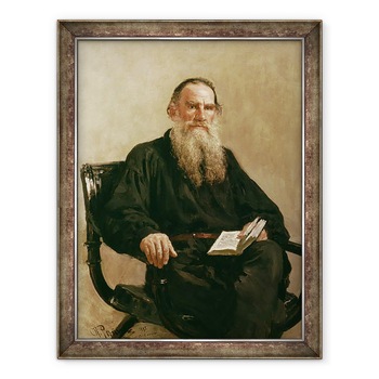 Tablou inramat - Ilya Efimovich Repin - Lev Tolstoi 1828-1910 1887, 60 x 80 cm Tablou inramat - Ilya Efimovich Repin - Lev Tolstoi 1828-1910 1887, 60 x 80 cm