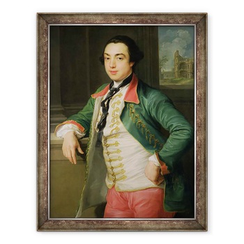Tablou inramat - Pompeo Girolamo Batoni - James Caulfield 1728-99, 60 x 80 cm Tablou inramat - Pompeo Girolamo Batoni - James Caulfield 1728-99, 60 x 80 cm