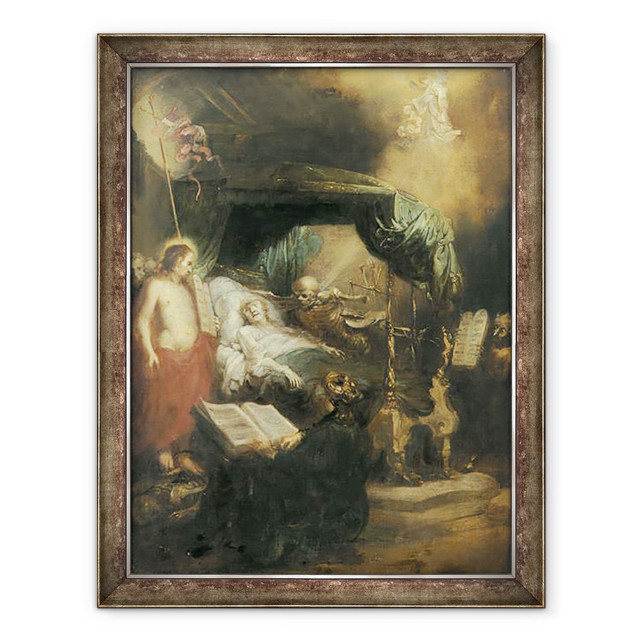 Tablou inramat - Otto Wagenfeldt - Moartea, 60 x 80 cm