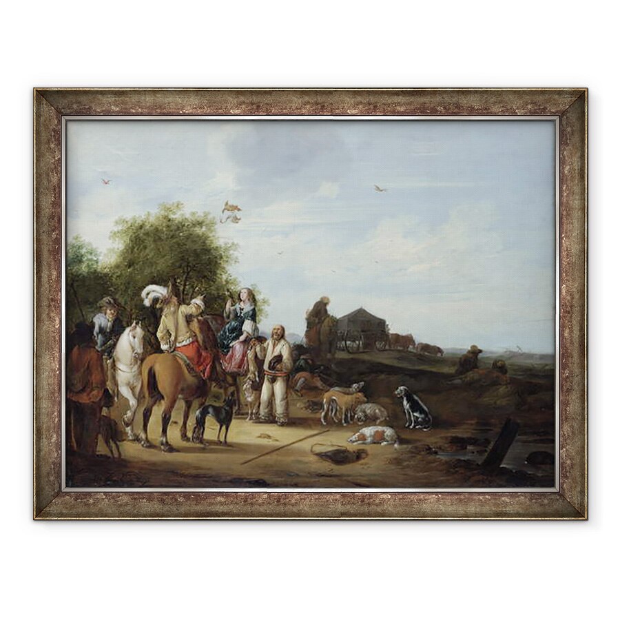 Tablou inramat - Jacob Weyer - soimi, 60 x 80 cm