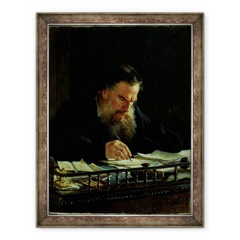 Tablou inramat - Nikolai Nikolajevitch Gay - Portret De Lev Tolstoi 1828-1910, 60 x 80 cm Tablou inramat - Nikolai Nikolajevitch Gay - Portret De Lev Tolstoi 1828-1910, 60 x 80 cm