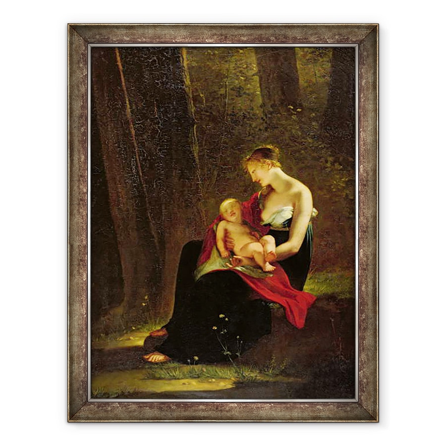Tablou inramat - Constance Marie Mayer-Lamartiniere - Mama Fericita, 60 x 80 cm