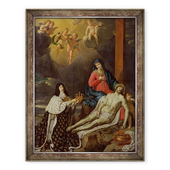 Tablou inramat - Philippe de Champaigne - Juramantul lui Ludovic al XIII-lea 1601-43 rege al Frantei si al Navarei, 60 x 80 cm Tablou inramat - Philippe de Champaigne - Juramantul lui Ludovic al XIII-lea 1601-43 rege al Frantei si al Navarei, 60 x 80 cm