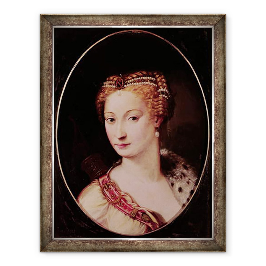 Tablou inramat - Francesco Primaticcio - Diane de Poitiers 1499-1566, 60 x 80 cm