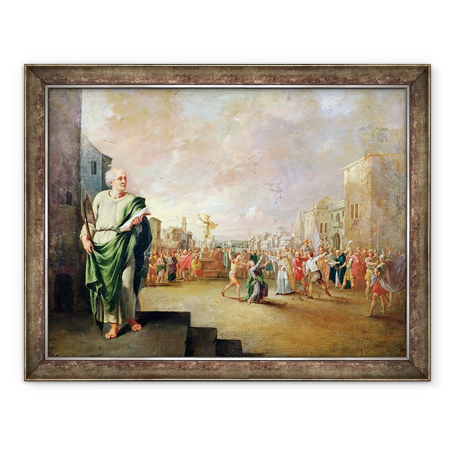 Tablou inramat - Robert van den Hoecke - Sfantul Matthias, 60 x 80 cm