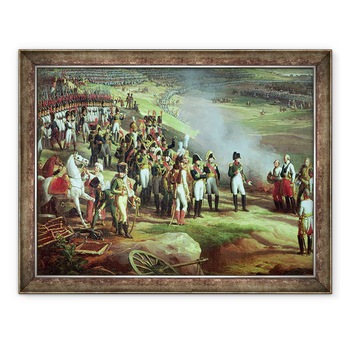 Tablou inramat - Charles Thevenin - Predarea lui Ulm, 20 octombrie 1805, detaliu al lui Napoleon, 60 x 80 cm Tablou inramat - Charles Thevenin - Predarea lui Ulm, 20 octombrie 1805, detaliu al lui Napoleon, 60 x 80 cm