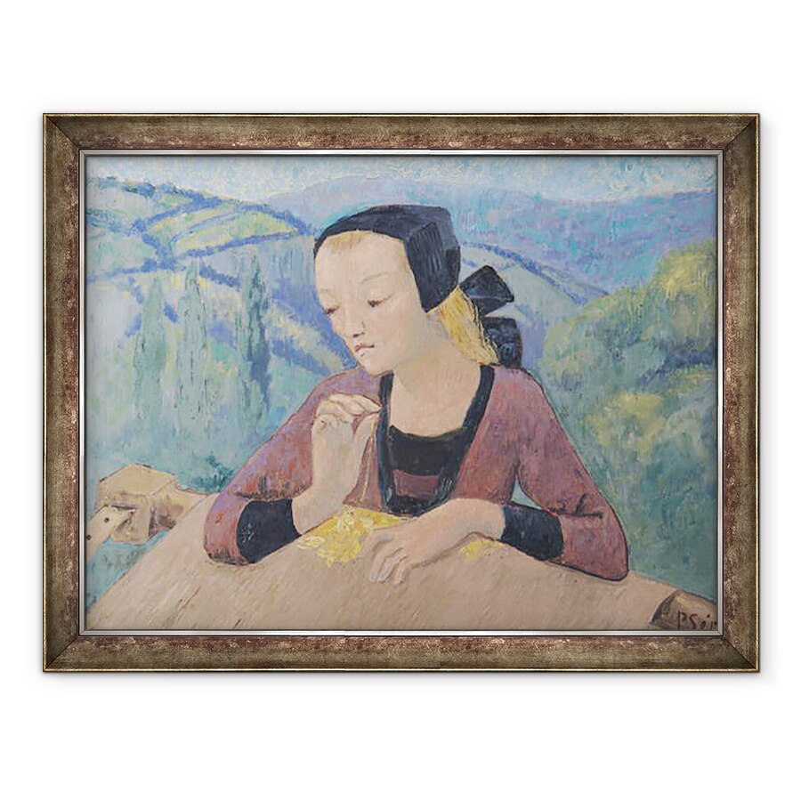 Tablou inramat - Paul Serusier - Broderia, 60 x 80 cm