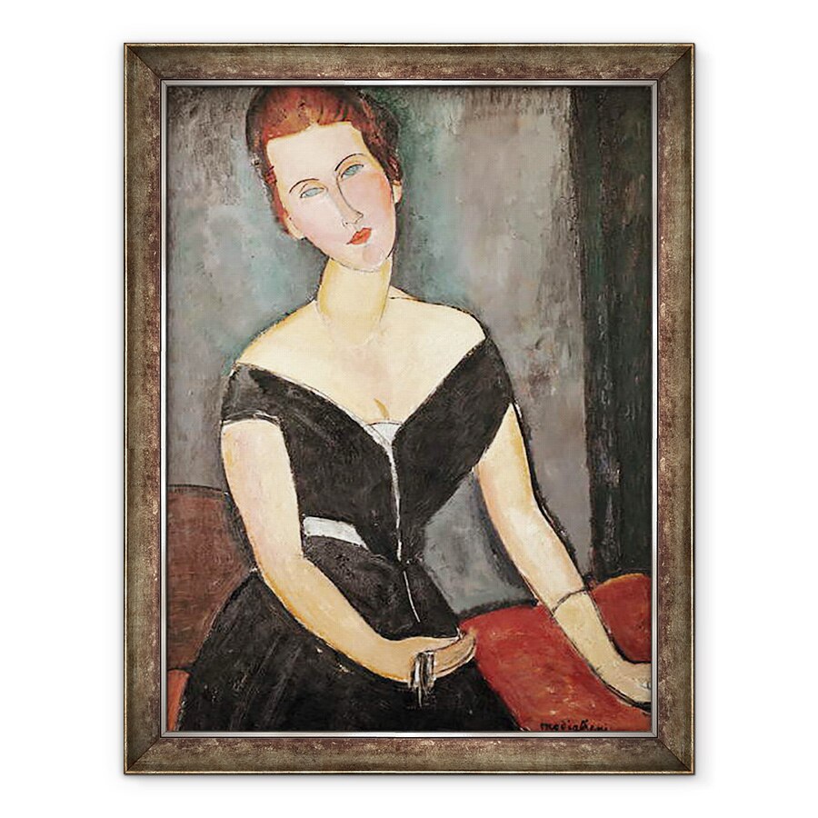 Tablou inramat - Amedeo Modigliani - Doamna G. van Muyden, 60 x 80 cm