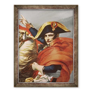 Tablou inramat - Jacques Louis David - Detaliu al lui Napoleon care traverseaza Alpii pe 20 mai 1800, 60 x 80 cm Tablou inramat - Jacques Louis David - Detaliu al lui Napoleon care traverseaza Alpii pe 20 mai 1800, 60 x 80 cm