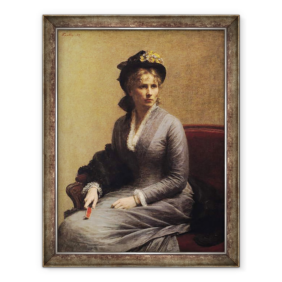 Tablou inramat - Ignace Henri Jean Fantin-Latour - Charlotte Dubourg 1850-1921 1882, 60 x 80 cm