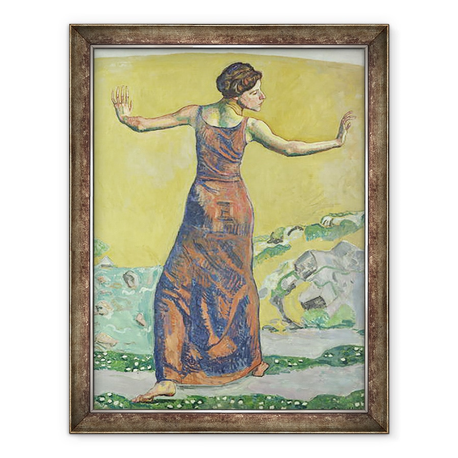 Tablou inramat - Ferdinand Hodler - Femme Joyeuse ulei pe panza, 60 x 80 cm