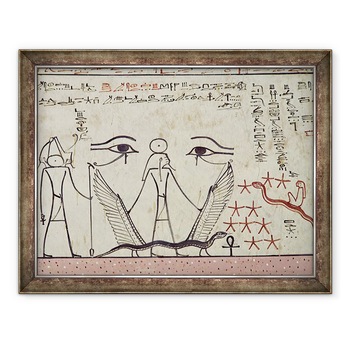 Tablou inramat - Egyptian 18th Dynasty - Cei doi ochi mistici, 60 x 80 cm Tablou inramat - Egyptian 18th Dynasty - Cei doi ochi mistici, 60 x 80 cm