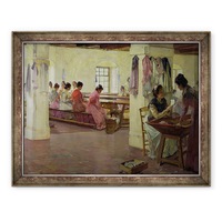 tablou inramat - walter gay - producatorii de trabuc la sevilla 70 x 90 cm imagen 0_0_0