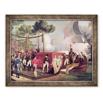 Tablou inramat - Louis Philippe Crepin - Napoleon I 1769-1821 si Marie Louise 1791-1847 debarcand la Anvers, 60 x 80 cm Tablou inramat - Louis Philippe Crepin - Napoleon I 1769-1821 si Marie Louise 1791-1847 debarcand la Anvers, 60 x 80 cm