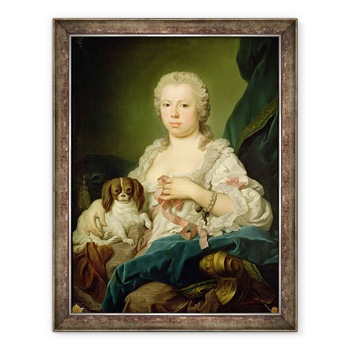 Tablou inramat - Jacopo Amigoni - Maria-Barbara de Braganza d.1758, 60 x 80 cm Tablou inramat - Jacopo Amigoni - Maria-Barbara de Braganza d.1758, 60 x 80 cm