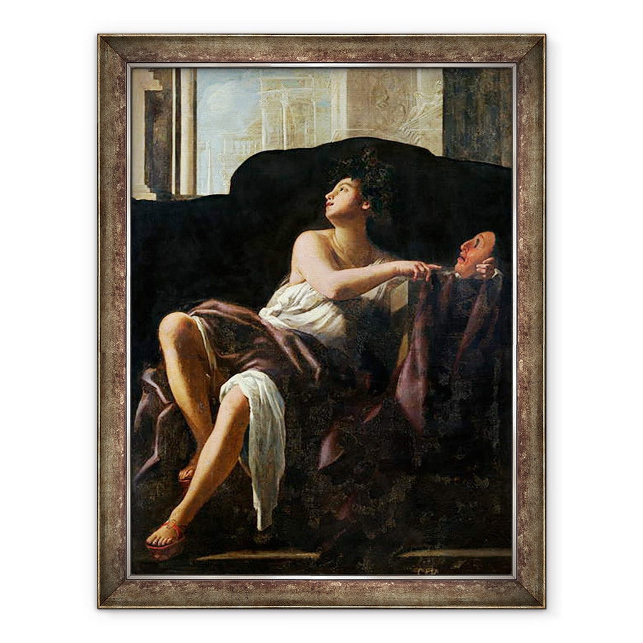 Tablou inramat - Giovanni Baglione - Thalia, 60 x 80 cm