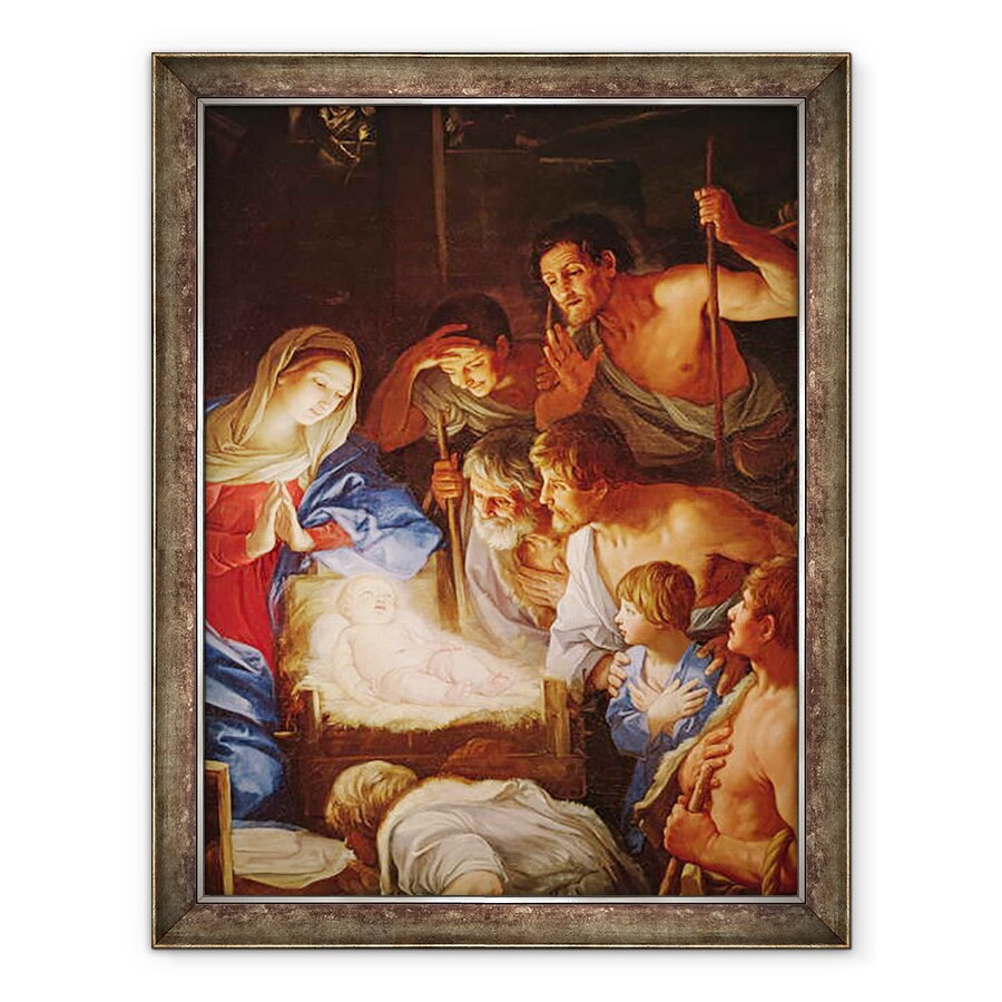 Tablou inramat - Guido Reni - Adorarea Pastorilor, 60 x 80 cm