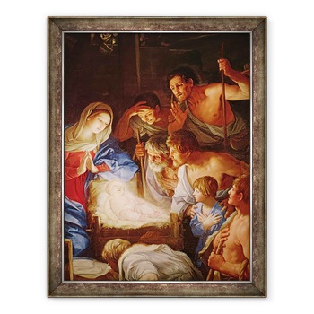 Tablou inramat - Guido Reni - Adorarea Pastorilor, 60 x 80 cm Tablou inramat - Guido Reni - Adorarea Pastorilor, 60 x 80 cm