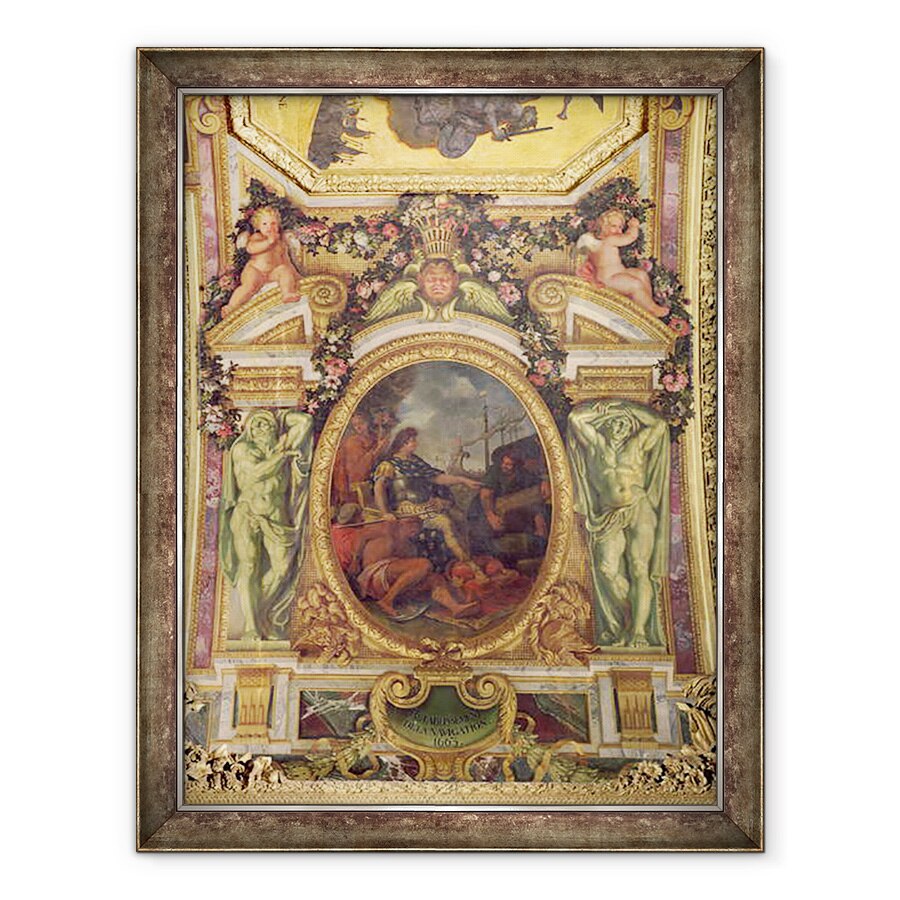 Tablou inramat - Charles Le Brun - Restabilirea drepturilor de navigatie in 1663, 60 x 80 cm