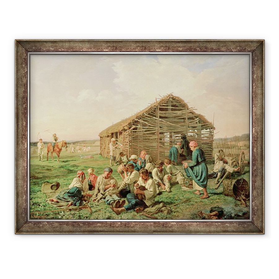 Tablou inramat - Aleksandr Ivanovich Morozov - Restul in timpul Hying, 70 x 90 cm
