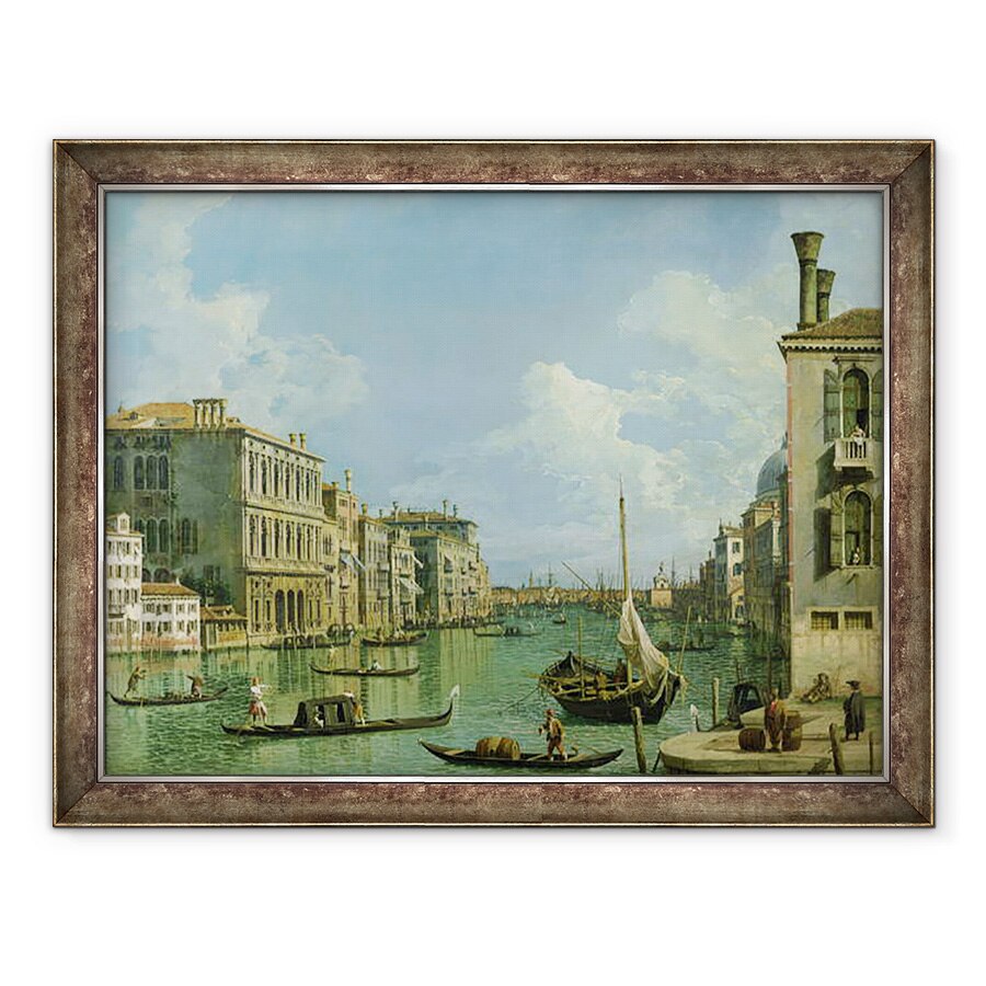 Tablou inramat - Canaletto - Vedere spre Marele Canal, 70 x 90 cm