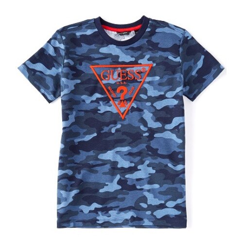 Tricou baieti, Guess, army, bleumarin/rosu, Bleumarin/Rosu