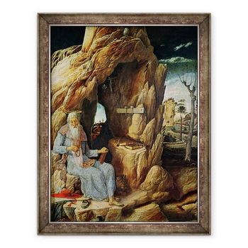 Tablou inramat - Andrea Mantegna - St. Jerome, 60 x 80 cm Tablou inramat - Andrea Mantegna - St. Jerome, 60 x 80 cm