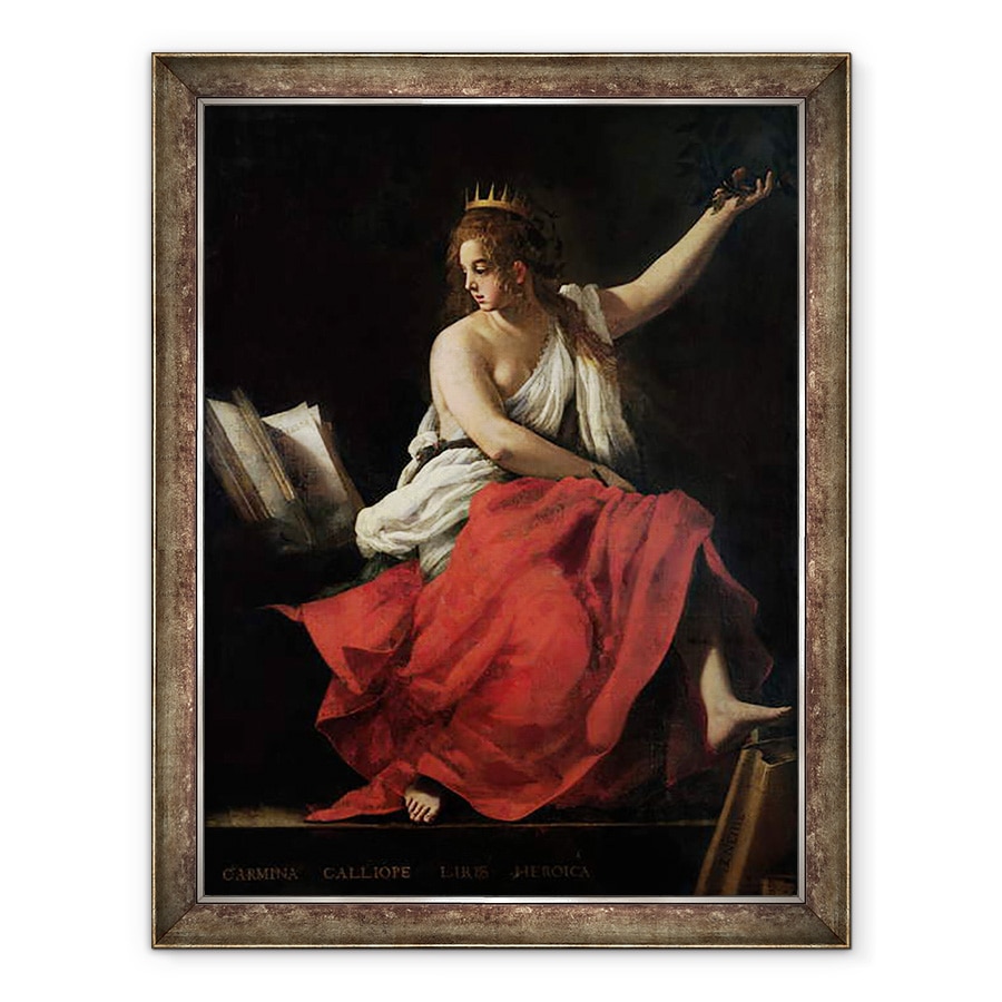 Tablou inramat - Giovanni Baglione - Calliope, 60 x 80 cm