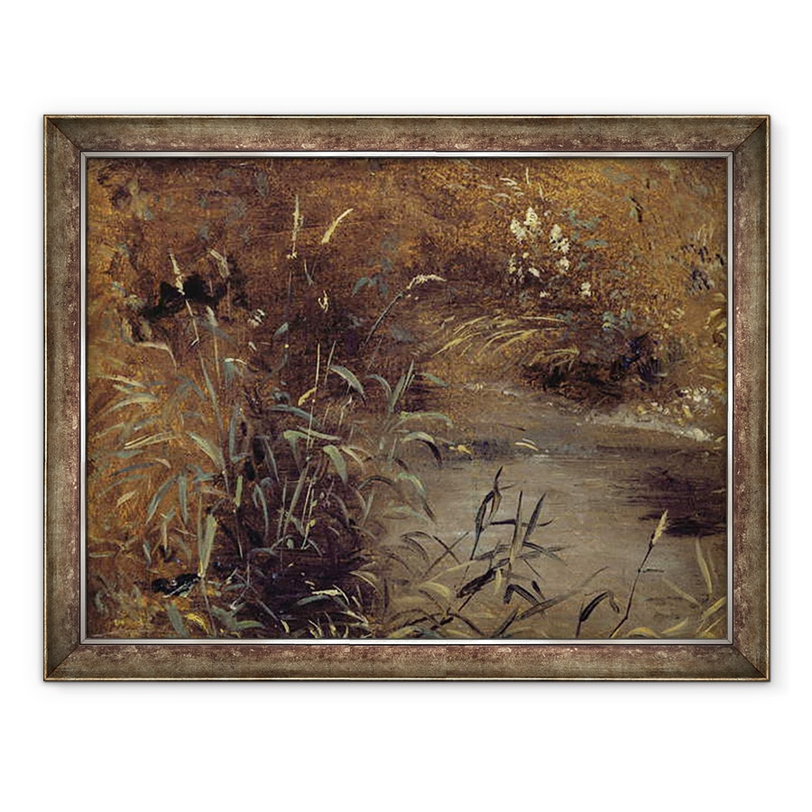 Tablou inramat - John Constable - Rushes de o piscina, 70 x 90 cm