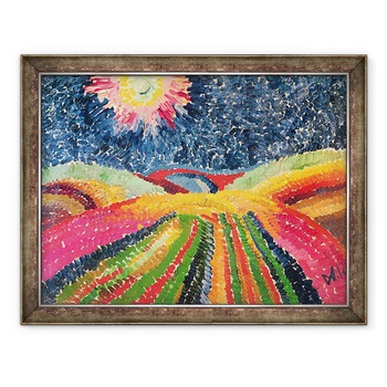 Tablou inramat - Wilhelm Morgner - Calea, 60 x 80 cm Tablou inramat - Wilhelm Morgner - Calea, 60 x 80 cm