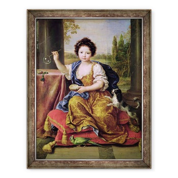 Tablou inramat - Pierre Mignard - Marie-Anne de Bourbon 1666-1739 Mademoiselle de Blois, 60 x 80 cm Tablou inramat - Pierre Mignard - Marie-Anne de Bourbon 1666-1739 Mademoiselle de Blois, 60 x 80 cm