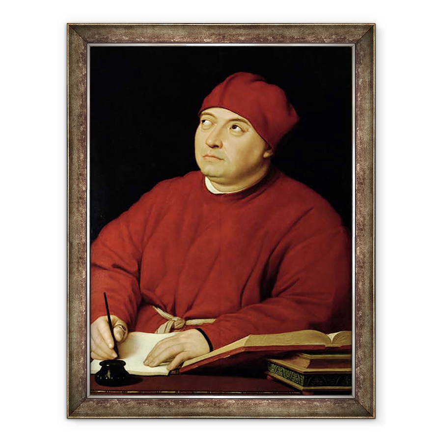 Tablou inramat - Raphael - Portretul lui Tommaso Inghirami 1470-1516, 70 x 90 cm