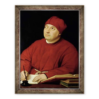 Tablou inramat - Raphael - Portretul lui Tommaso Inghirami 1470-1516, 70 x 90 cm Tablou inramat - Raphael - Portretul lui Tommaso Inghirami 1470-1516, 70 x 90 cm