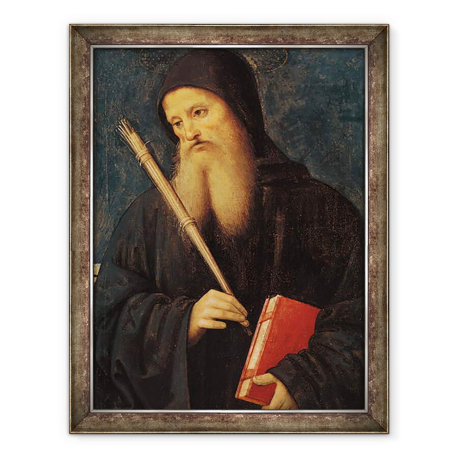 Tablou inramat - Pietro Perugino - St. Benedict, 70 x 90 cm