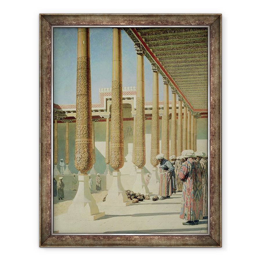 Tablou inramat - Vasili Vasilievich Vereshchagin - Afisarea trofeelor, 70 x 90 cm