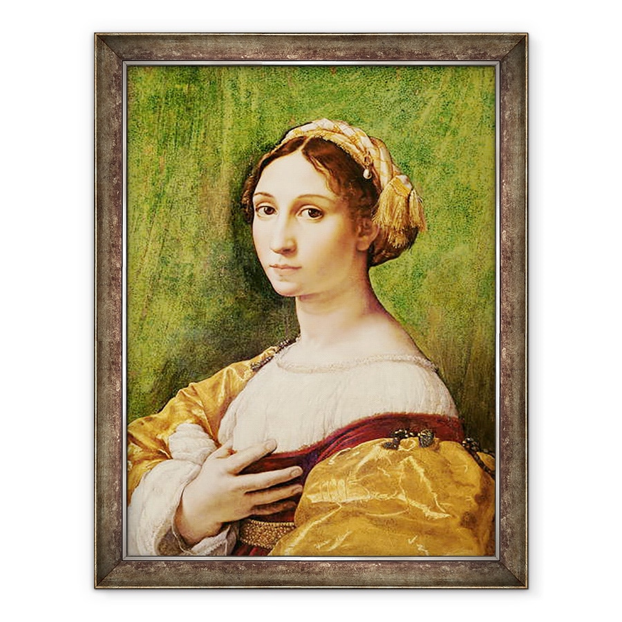 Tablou inramat - Raphael - Portretul unei tinere, 70 x 90 cm