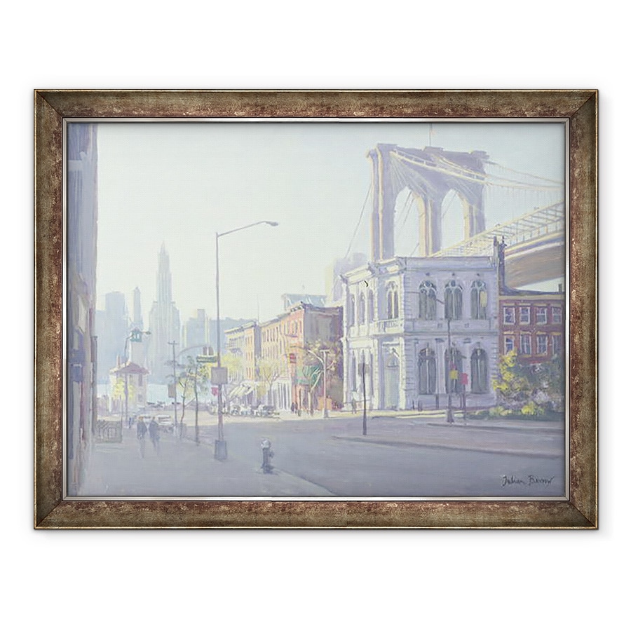 Tablou inramat - Julian Barrow - Podul Brooklyn, 70 x 90 cm