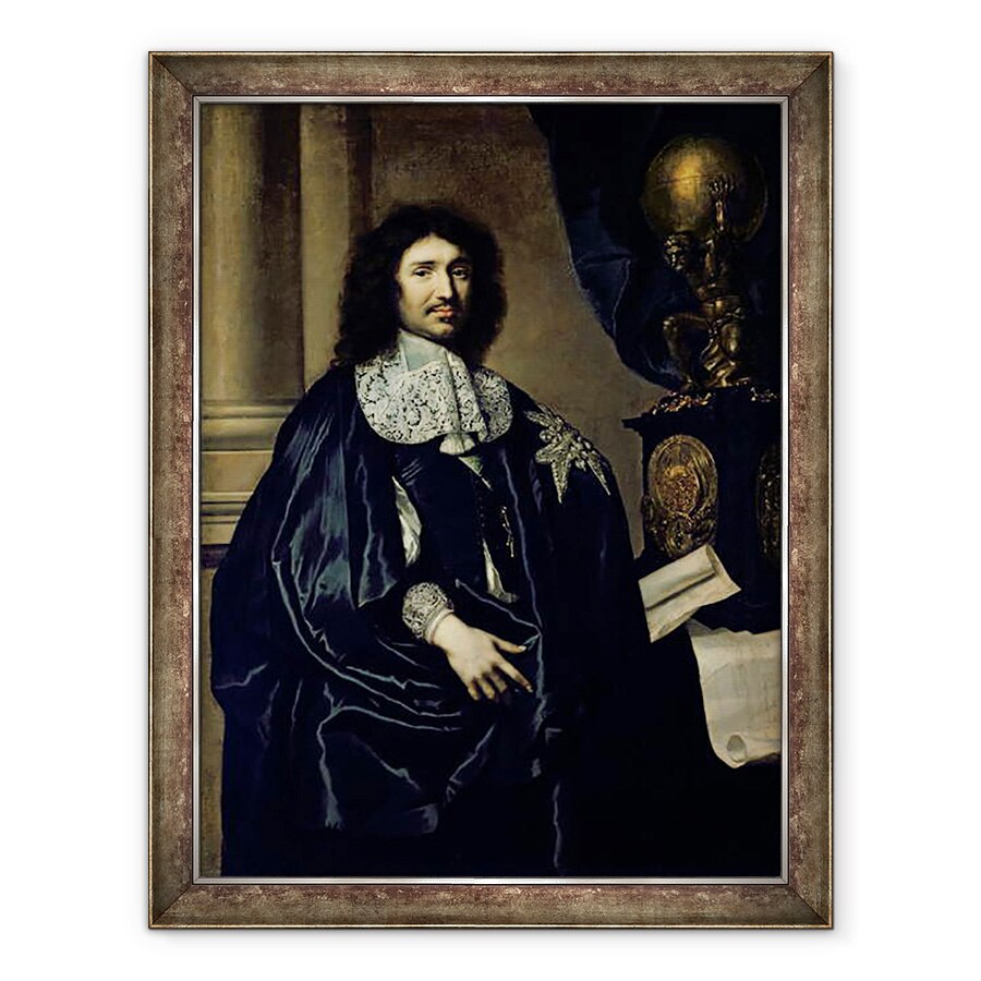 Tablou inramat - Claude Lefebvre - Portretul lui Jean-Baptiste Colbert de Torcy 1619-83 1666, 70 x 90 cm