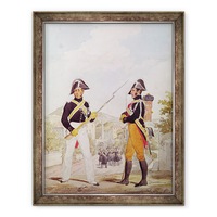 tablou inramat - karl loeillot-hartwig - ofiterii de politie din garde des consuls in uniforma 60 x 80 cm imagen 37_0_
0